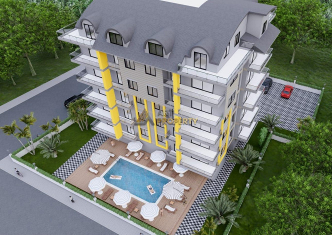 Квартира планировки 3+1, 102 м2 в новом жилом комплексе, район Авсаллар - Ракурс 8