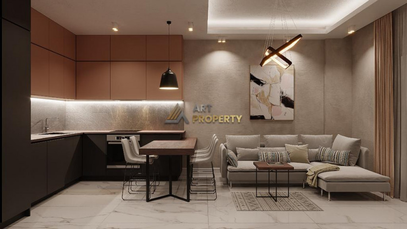 Квартира планировки 3+1, 102 м2 в новом жилом комплексе, район Авсаллар - Ракурс 21