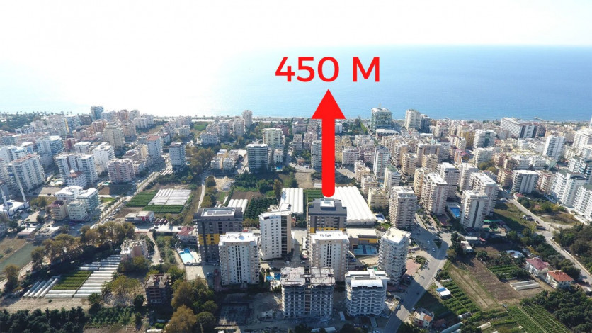 Апартаменты планировки 2+1, 135м2 в отличном жилом комплексе, район Махмутлар - Ракурс 10