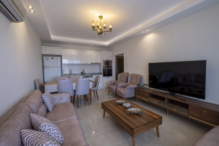 Апартаменты 2+1, 115м2 в популярном комплексе, район Махмутлар - Ракурс 3