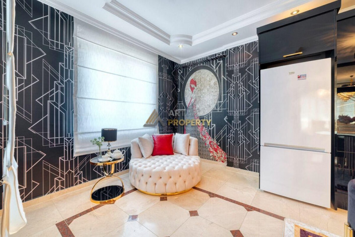 Шикарная квартира планировки 2+1, 120м2 с видом на Средиземное море, район Махмутлар - Ракурс 3