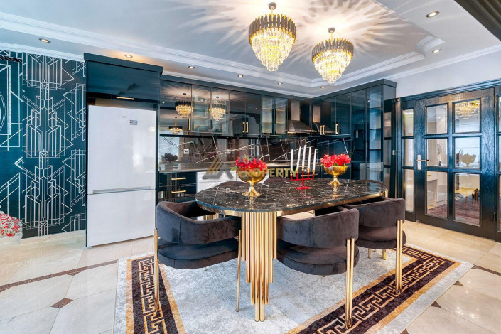 Шикарная квартира планировки 2+1, 120м2 с видом на Средиземное море, район Махмутлар - Ракурс 11