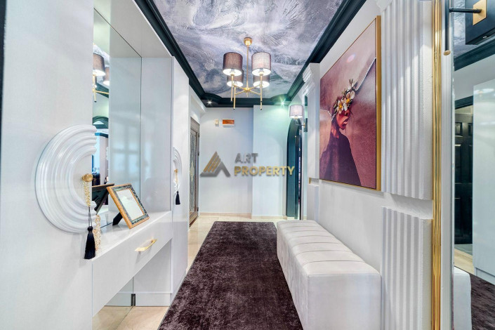 Шикарная квартира планировки 2+1, 120м2 с видом на Средиземное море, район Махмутлар - Ракурс 13