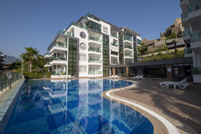 Апартаменты планировки 2+1, 110м2 в современном жилом комплексе, район Кестель - Ракурс 31