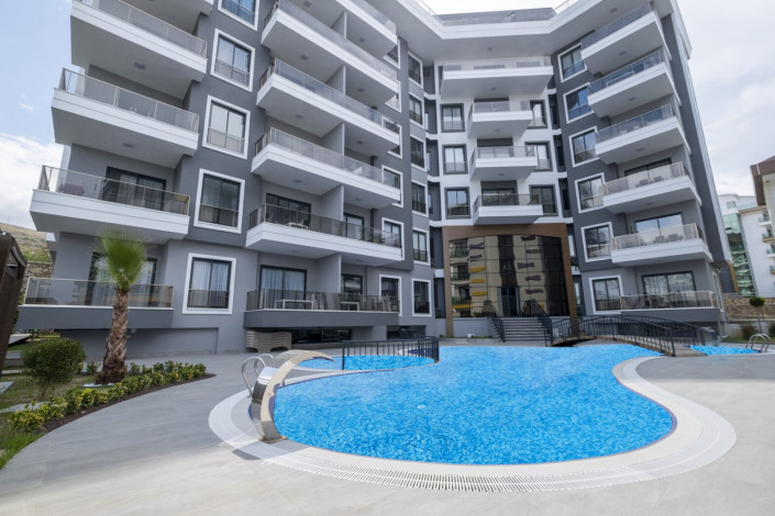 Меблированный пентхаус планировки 4+1, 184м2 с видом на Средиземное море - Ракурс 16