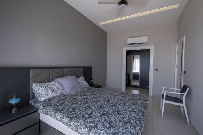 Меблированный пентхаус планировки 4+1, 184м2 с видом на Средиземное море - Ракурс 23