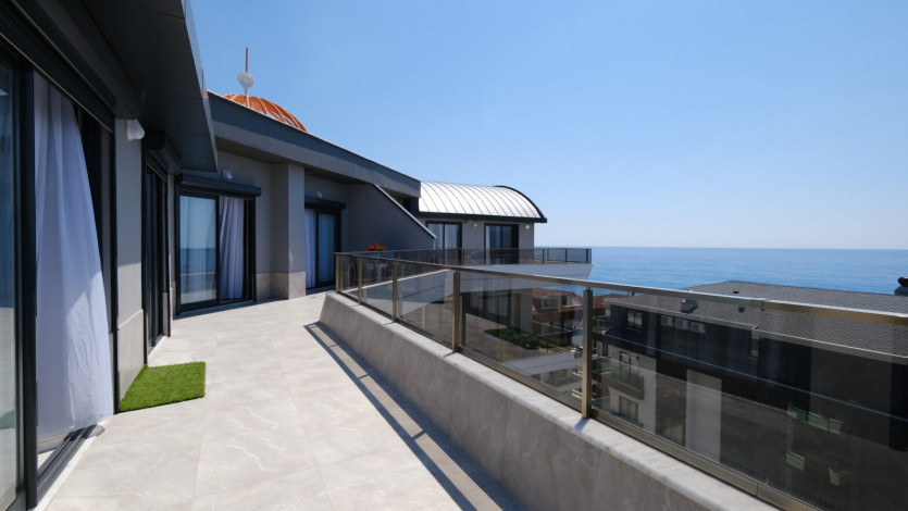 Меблированный пентхаус планировки 4+1, 184м2 с видом на Средиземное море - Ракурс 26