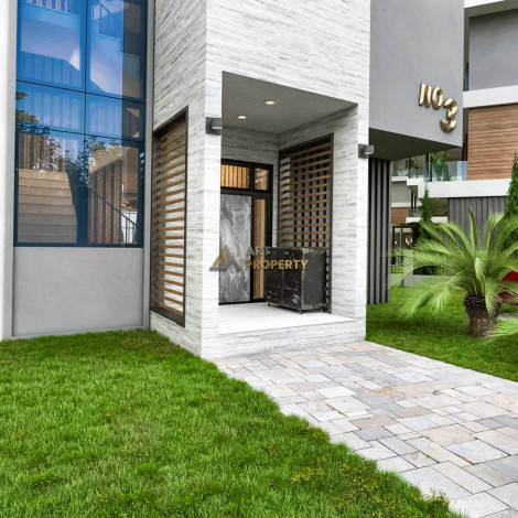 Проект шикарных вилл на стадии строительства в районе Тепе - Ракурс 7