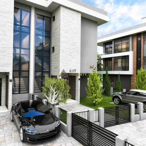 Проект шикарных вилл на стадии строительства в районе Тепе - Ракурс 8