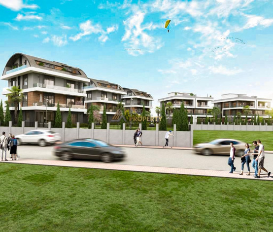 Проект шикарных вилл на стадии строительства в районе Тепе - Ракурс 11