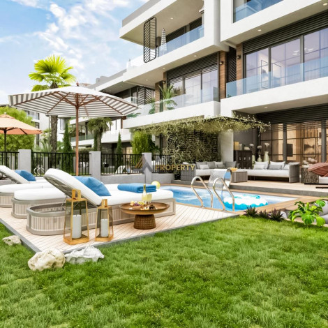 Проект шикарных вилл на стадии строительства в районе Тепе - Ракурс 18