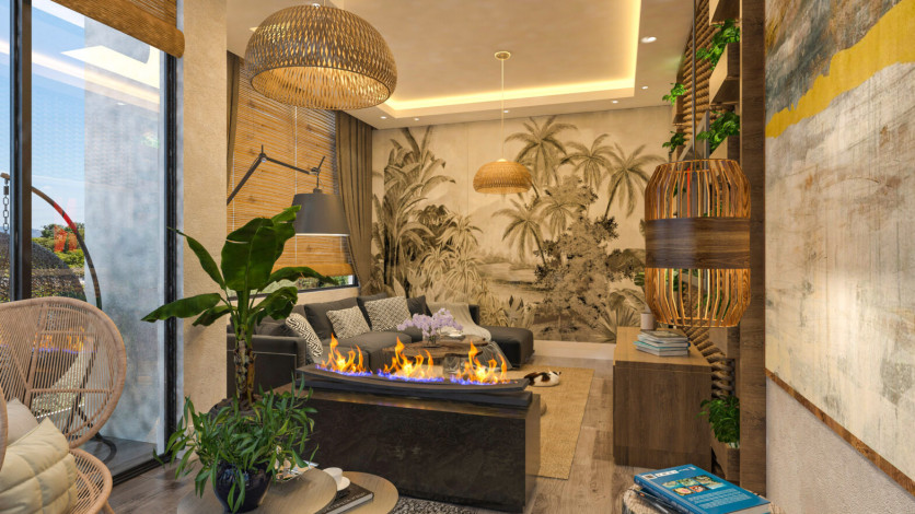 Проект шикарных вилл на стадии строительства в районе Тепе - Ракурс 22