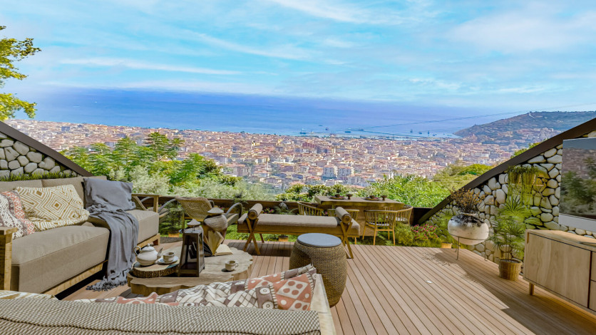 Проект шикарных вилл на стадии строительства в районе Тепе - Ракурс 31