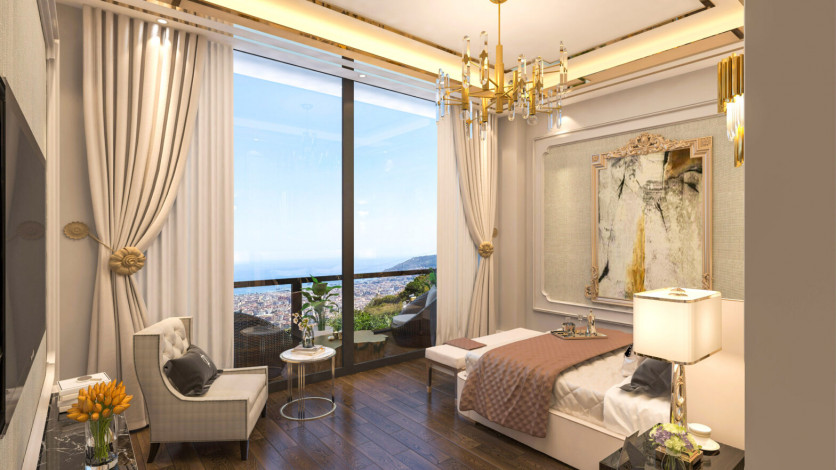 Проект шикарных вилл на стадии строительства в районе Тепе - Ракурс 36