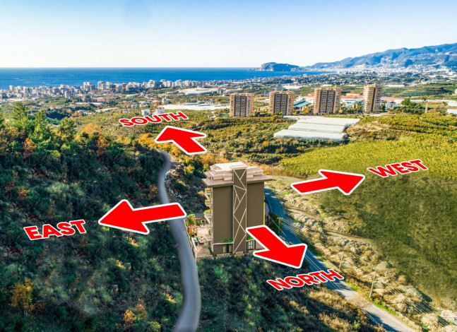 Новый инвестиционный проект с апартаментами 1+1 и 2+1 в районе Махмутлар - Ракурс 3