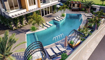 Новый инвестиционный проект с апартаментами 1+1 и 2+1 в районе Махмутлар - Ракурс 8