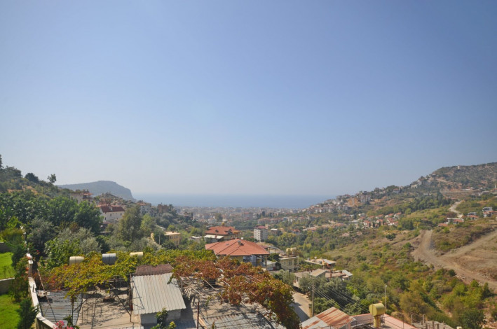 Шикарная видовая вилла планировки 5+1, 367м2 в районе Бекташ, Аланья - Ракурс 14