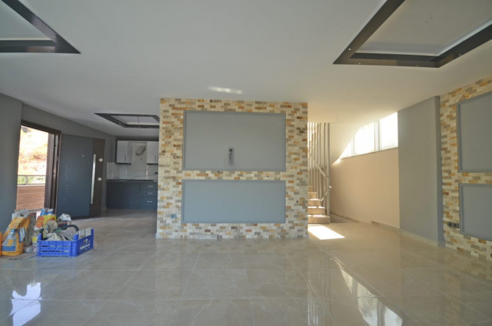 Шикарная видовая вилла планировки 5+1, 367м2 в районе Бекташ, Аланья - Ракурс 17