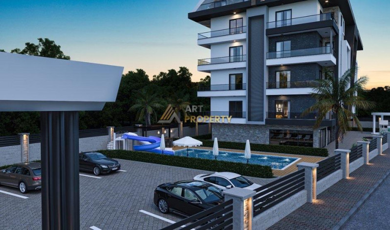 Новый инвестиционный проект с апартаментами 1+1 и 2+1 в районе Оба - Ракурс 3