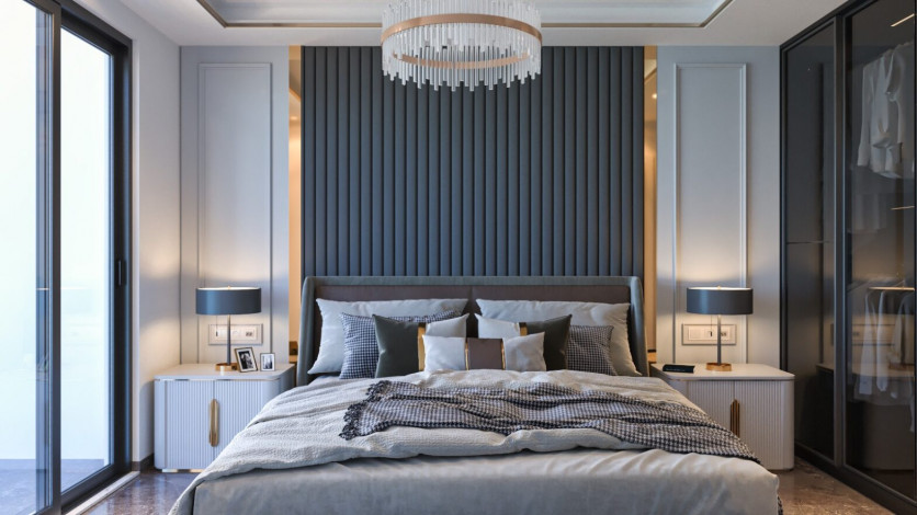 Новый инвестиционный проект с апартаментами 1+1 и 2+1 в районе Оба - Ракурс 7