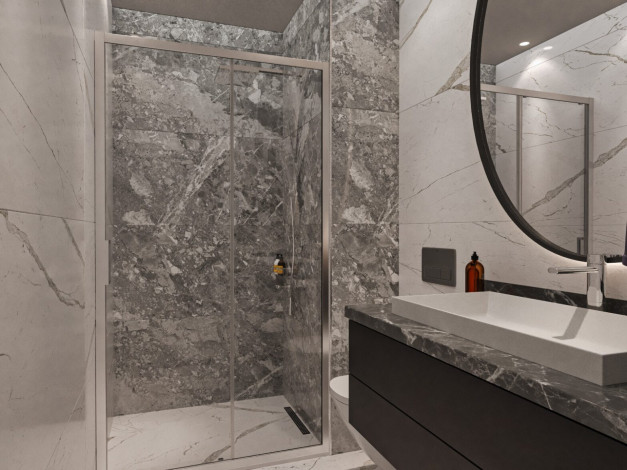 Новый инвестиционный проект с апартаментами 1+1 и 2+1 в районе Оба - Ракурс 8