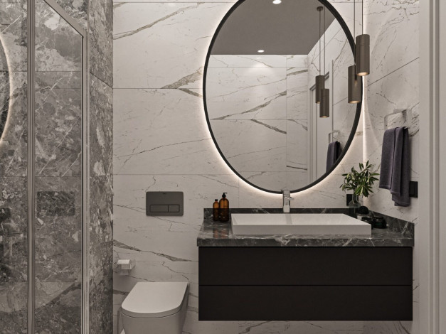 Новый инвестиционный проект с апартаментами 1+1 и 2+1 в районе Оба - Ракурс 9