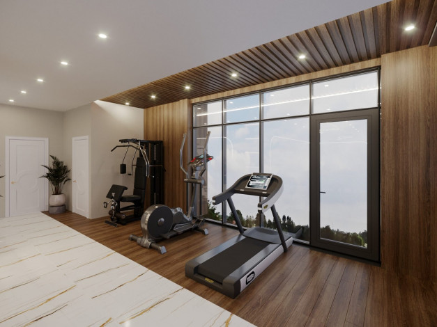 Новый проект на стадии строительства с апартаментами 1+1 и 2+1 в районе Оба - Ракурс 5