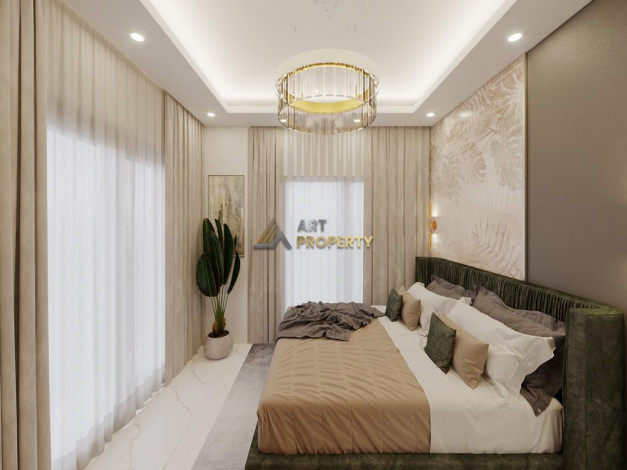 Новый проект на стадии строительства с апартаментами 1+1 и 2+1 в районе Оба - Ракурс 13