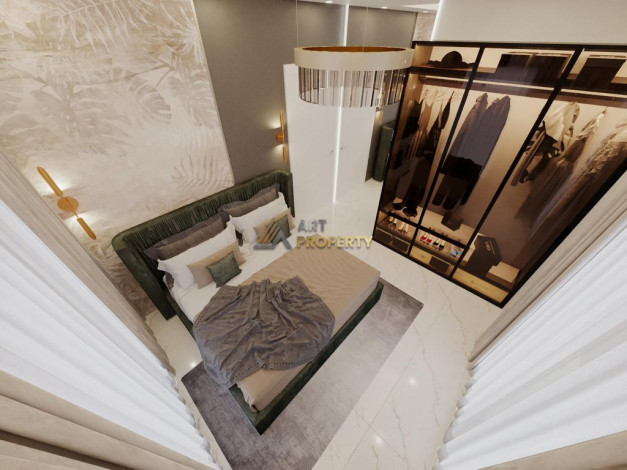 Новый проект на стадии строительства с апартаментами 1+1 и 2+1 в районе Оба - Ракурс 16