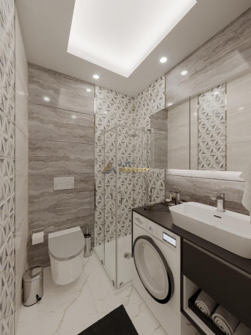 Новый проект на стадии строительства с апартаментами 1+1 и 2+1 в районе Оба - Ракурс 17