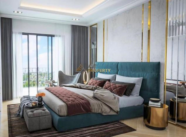 Проект на стадии строительства с апартаментами 2+1 и 4+1 в районе Оба - Ракурс 2