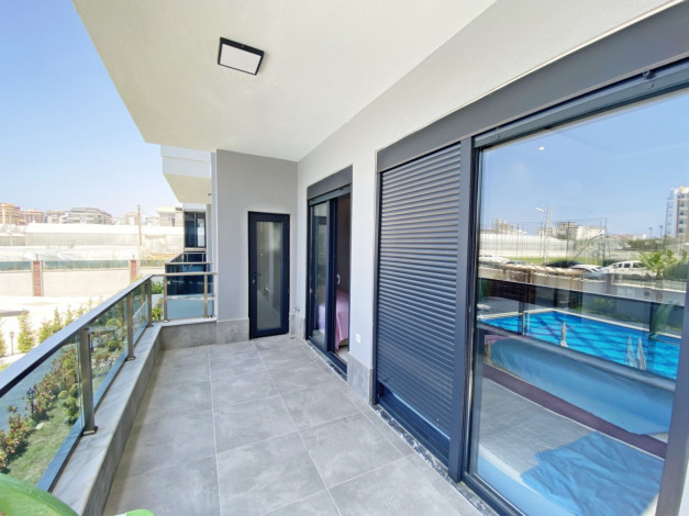 Меблированный садовый дуплекс планировки 2+1, 106м2 в районе Каргыджак - Ракурс 5