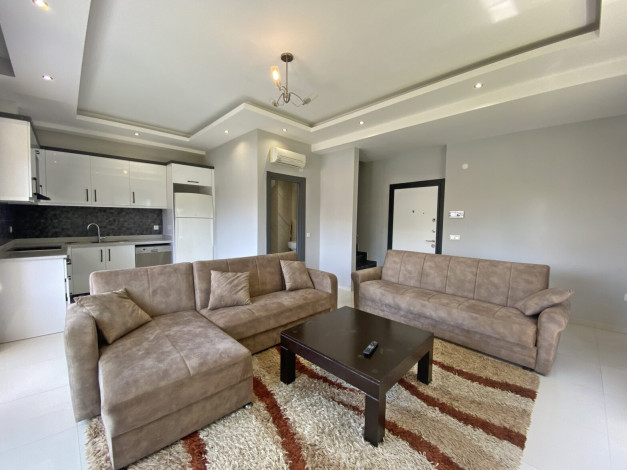 Меблированный садовый дуплекс планировки 2+1, 106м2 в районе Каргыджак - Ракурс 13