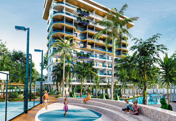 Новый инвестиционный проект на стадии строительства в районе Авсаллар - Ракурс 21