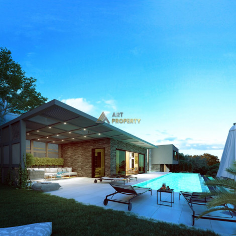 Новый проект шикарных вилл 4+1 и 7+1 в центральной части города Аланья - Ракурс 7