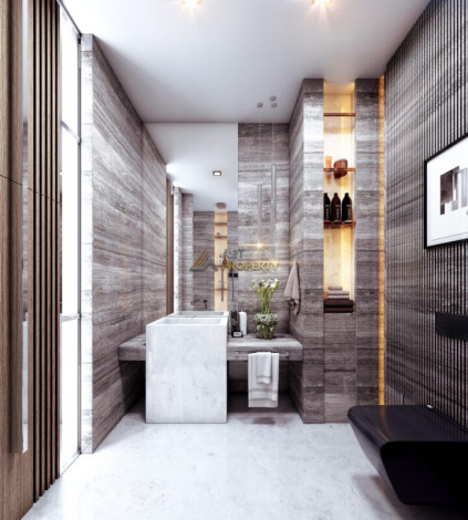 Новый проект шикарных вилл 4+1 и 7+1 в центральной части города Аланья - Ракурс 19