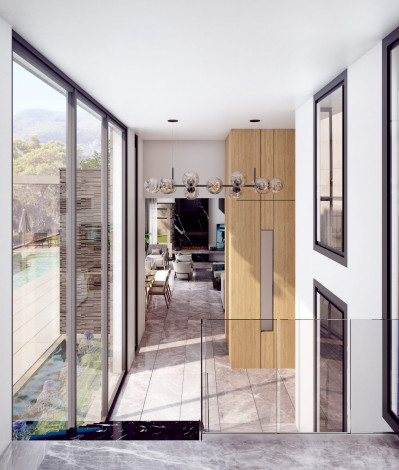 Новый проект шикарных вилл 4+1 и 7+1 в центральной части города Аланья - Ракурс 28