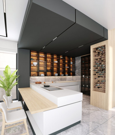 Новый проект шикарных вилл 4+1 и 7+1 в центральной части города Аланья - Ракурс 30