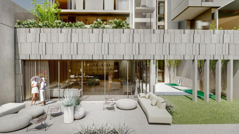 Новый проект с апартаментами 1+1, 2+1 и 3+1 в центре района Авсаллар - Ракурс 9