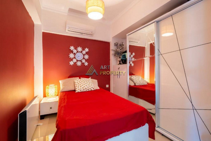 Квартира 2+1 с ремонтом в районе пляжа Клеопатра, 65 м2 - Ракурс 12