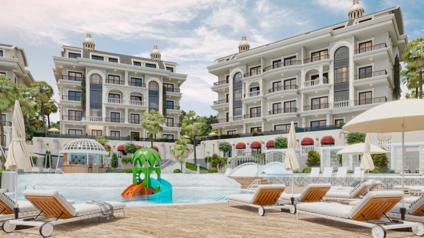 Грандиозный проект с собственным пляжем в районе Тюрклер - Ракурс 18