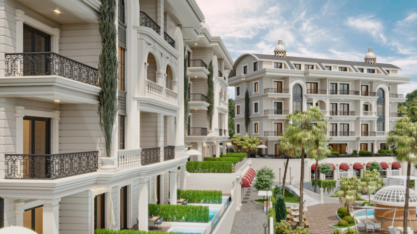 Грандиозный проект с собственным пляжем в районе Тюрклер - Ракурс 20