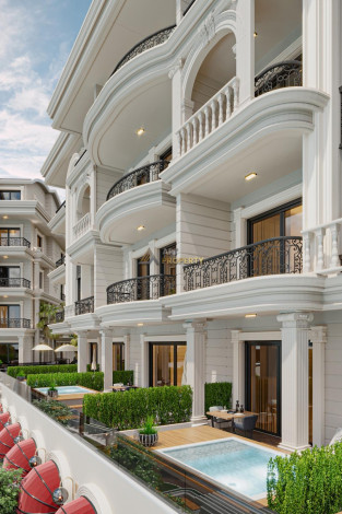 Грандиозный проект с собственным пляжем в районе Тюрклер - Ракурс 23