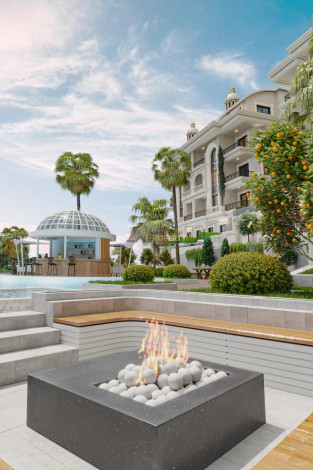 Грандиозный проект с собственным пляжем в районе Тюрклер - Ракурс 27