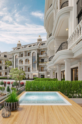 Грандиозный проект с собственным пляжем в районе Тюрклер - Ракурс 29