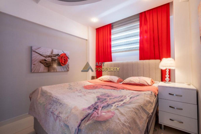 Квартира 2+1 с ремонтом в районе пляжа Клеопатра, 65 м2 - Ракурс 15