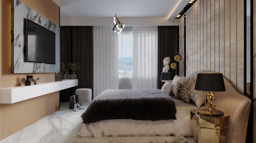 Грандиозный проект с собственным пляжем в районе Тюрклер - Ракурс 40