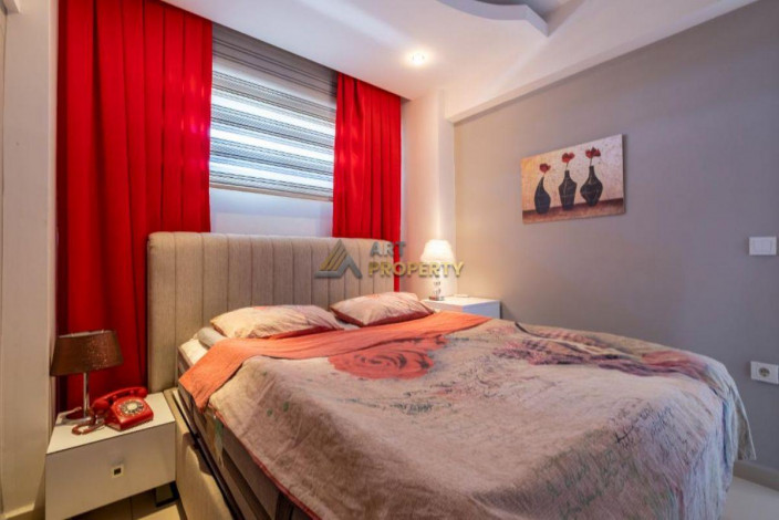 Квартира 2+1 с ремонтом в районе пляжа Клеопатра, 65 м2 - Ракурс 16