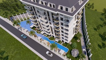 Новый жилой комплекс с апартаментами 1+1 и 2+1 в районе Авсаллар - Ракурс 4