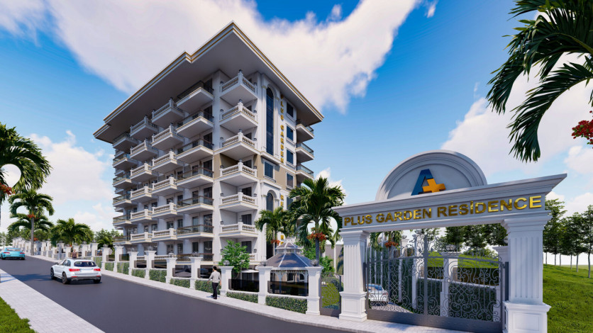 Новый жилой комплекс с апартаментами 1+1 и 2+1 в районе Авсаллар - Ракурс 6